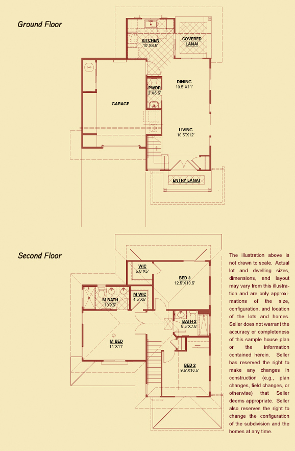 Plan 2 (Lehua) Floor Plan