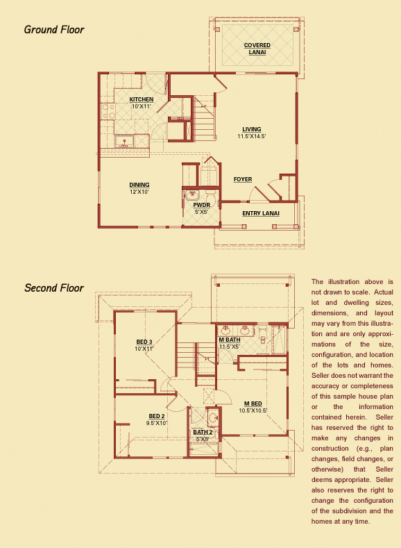 Plan 5 (Malia) Floor Plan